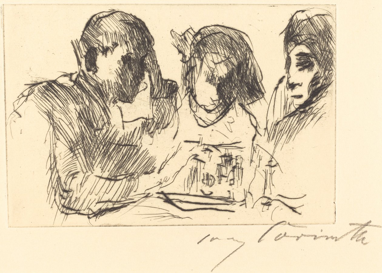 Schachspiel von Lovis Corinth
