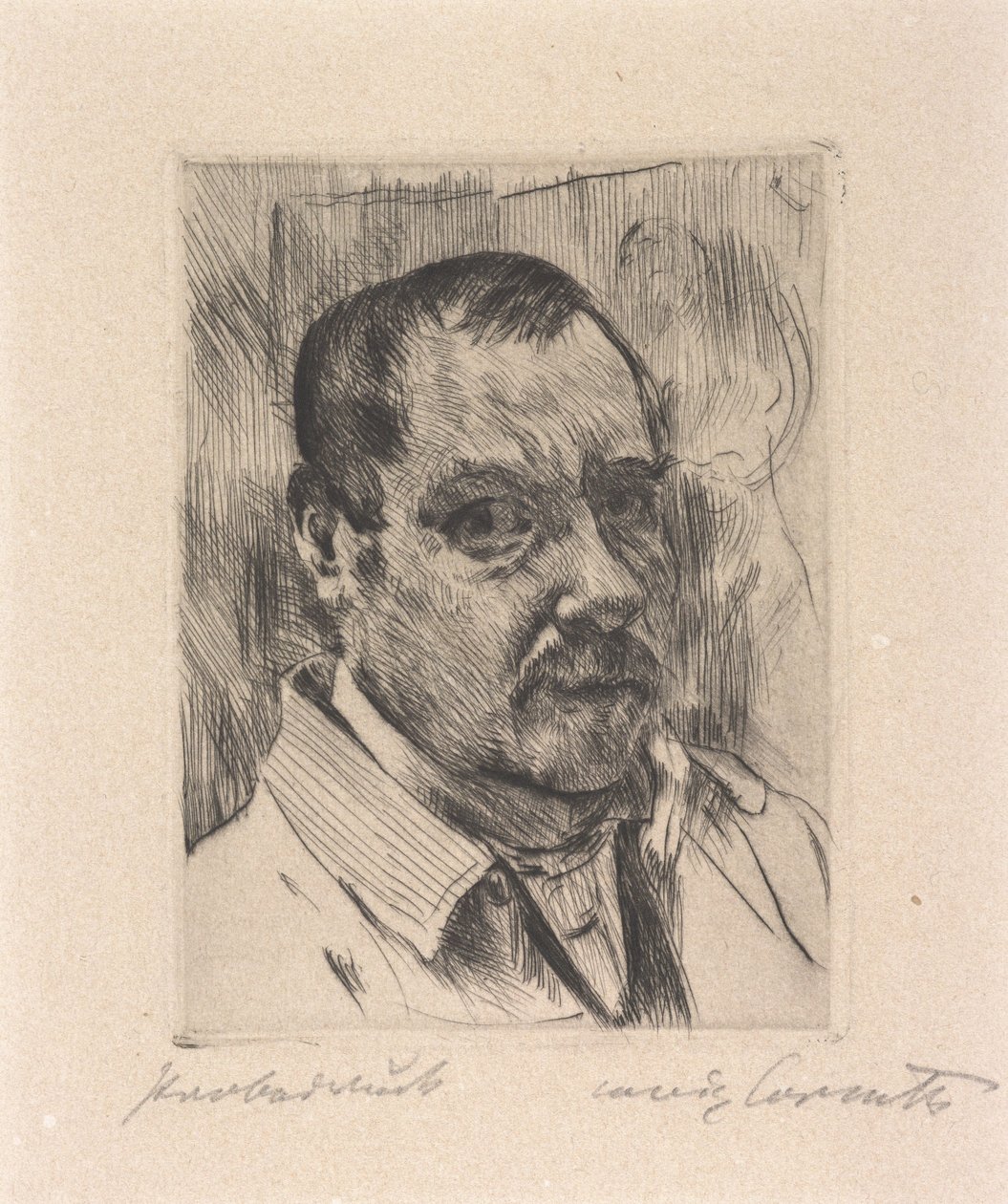 Selbstporträt von Lovis Corinth