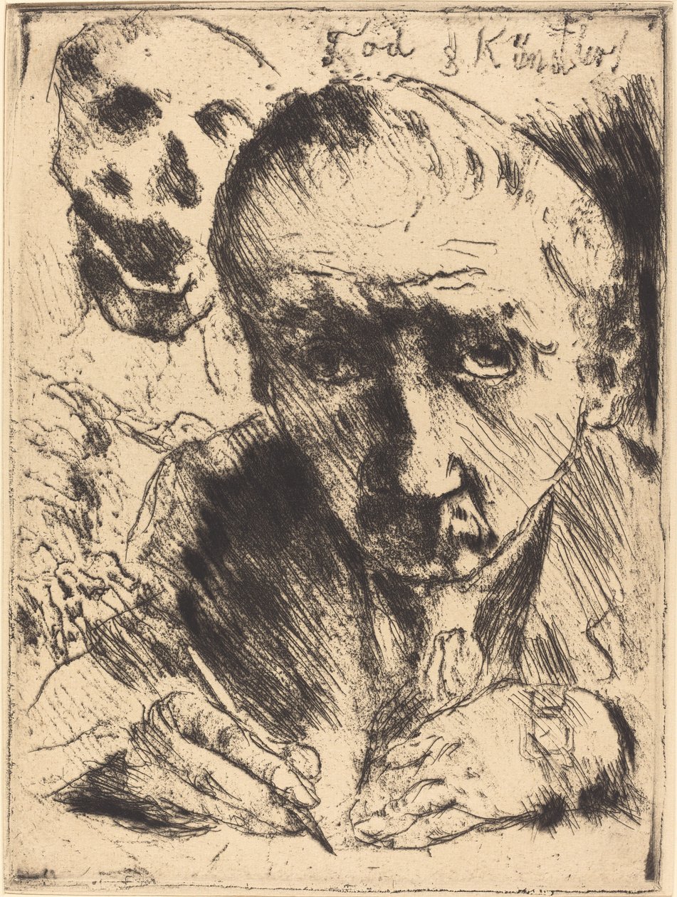 Tod und Künstler von Lovis Corinth