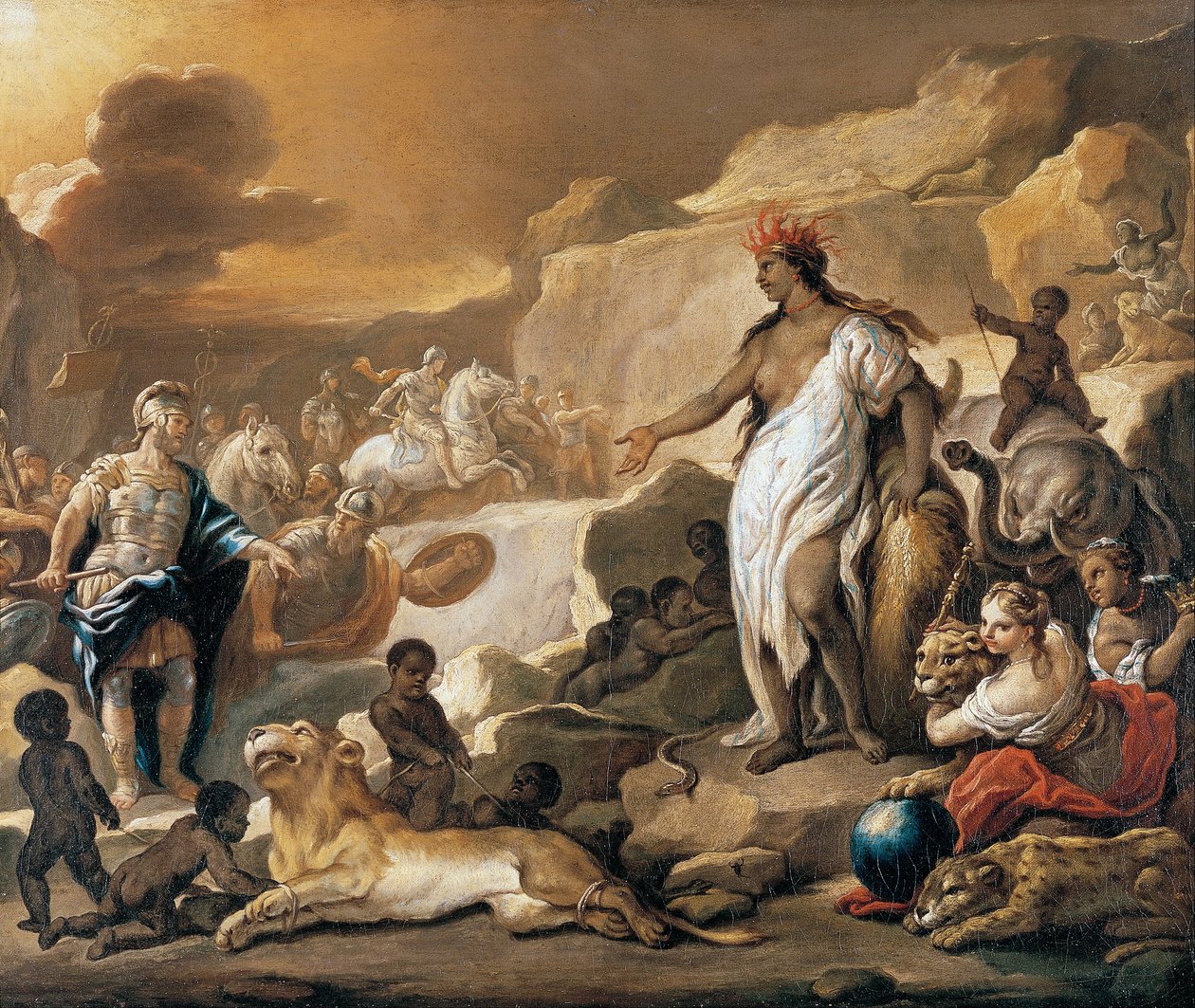 Serie der vier Teile der Welt. Afrika von Luca Giordano