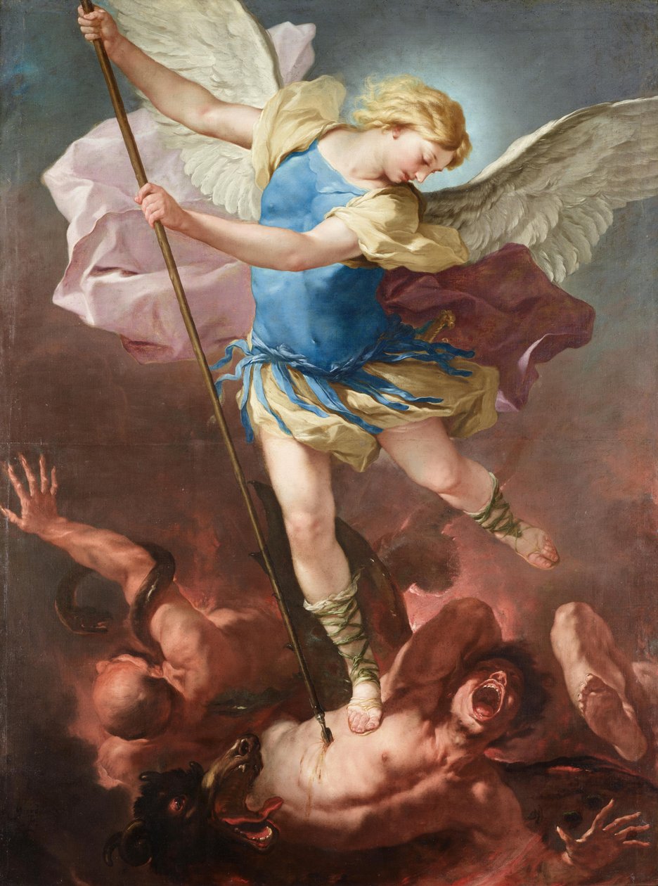 Der heilige Michael von Luca Giordano