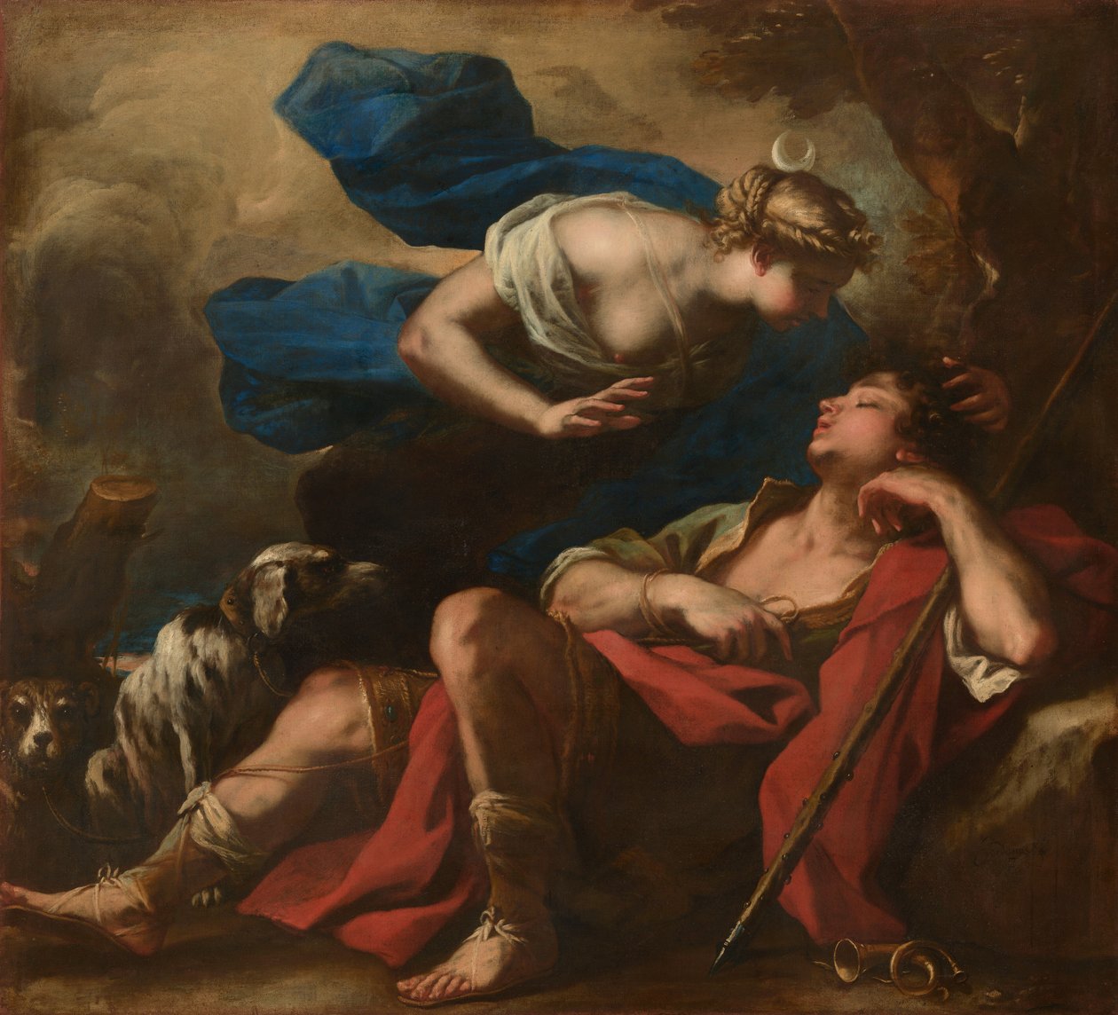 Diana und Endymion von Luca Giordano