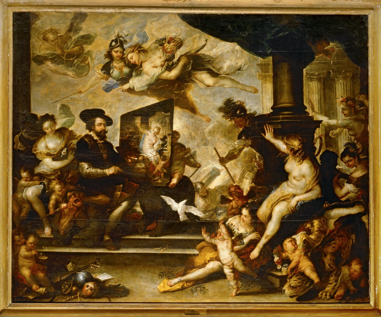 Rubens bei der Arbeit: Die Allegorie des Friedens von Luca Giordano