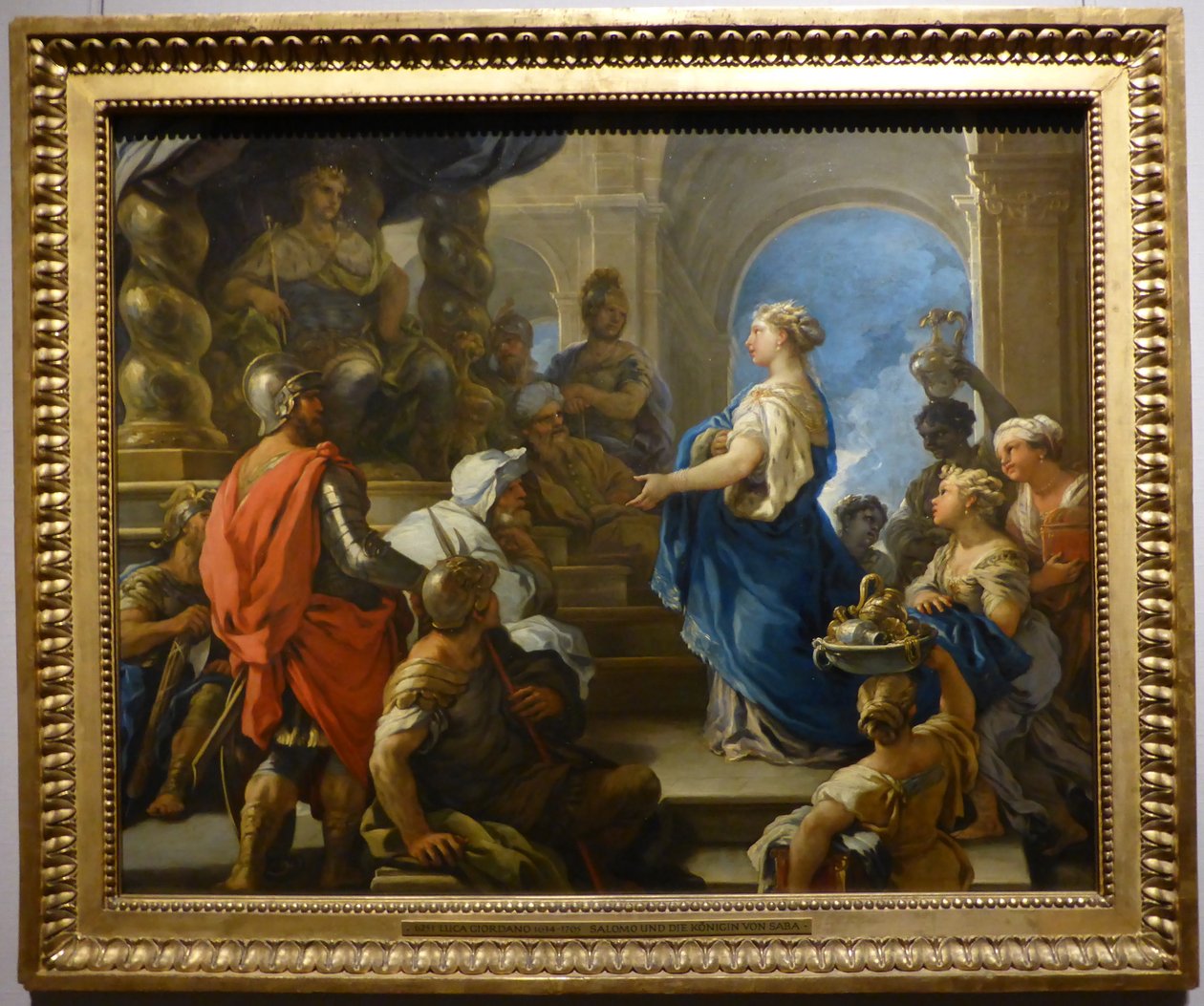 Salomo und die Königin von Saba von Luca Giordano