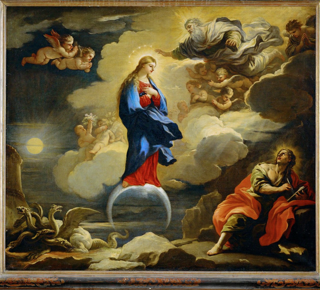 Vision des Heiligen Johannes des Göttlichen von Luca Giordano