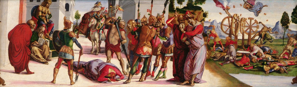 Das Martyrium der hl. Katharina von Alexandria, ca. 1498 von Luca Signorelli