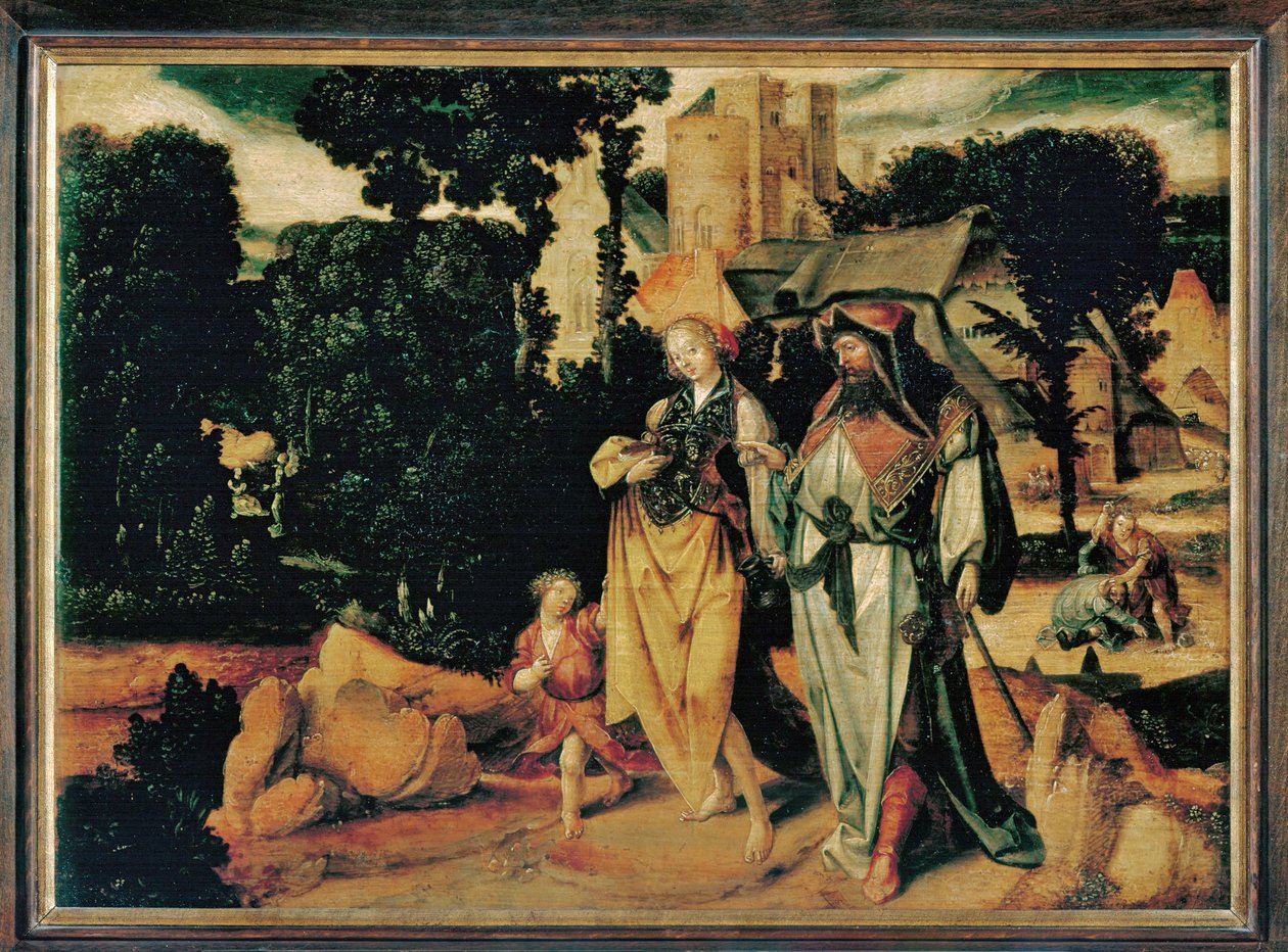 Hagar wird weggeschickt von Lucas Cornelisz