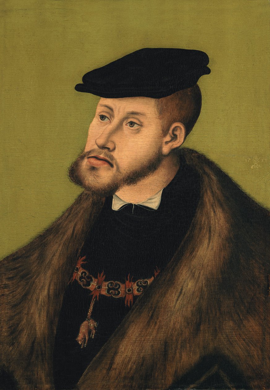 Bildnis Kaiser Karls V. von Lucas Cranach the Elder
