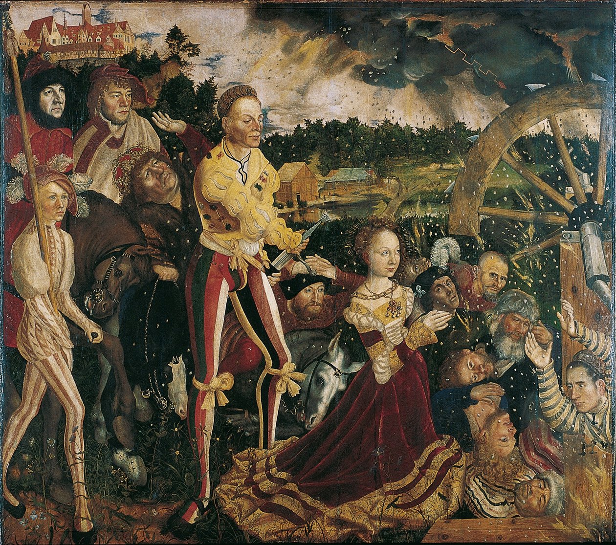 Katharinenaltar (Mitteltafel) von Lucas Cranach the Elder