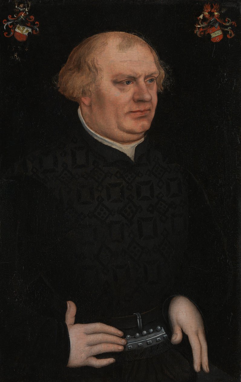 Porträt eines Mannes, vermutlich Johannes Feige von Lucas Cranach the Elder