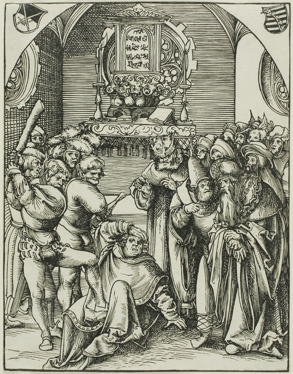 Heiliger Judas, aus Das Martyrium der Apostel von Lucas Cranach the Elder