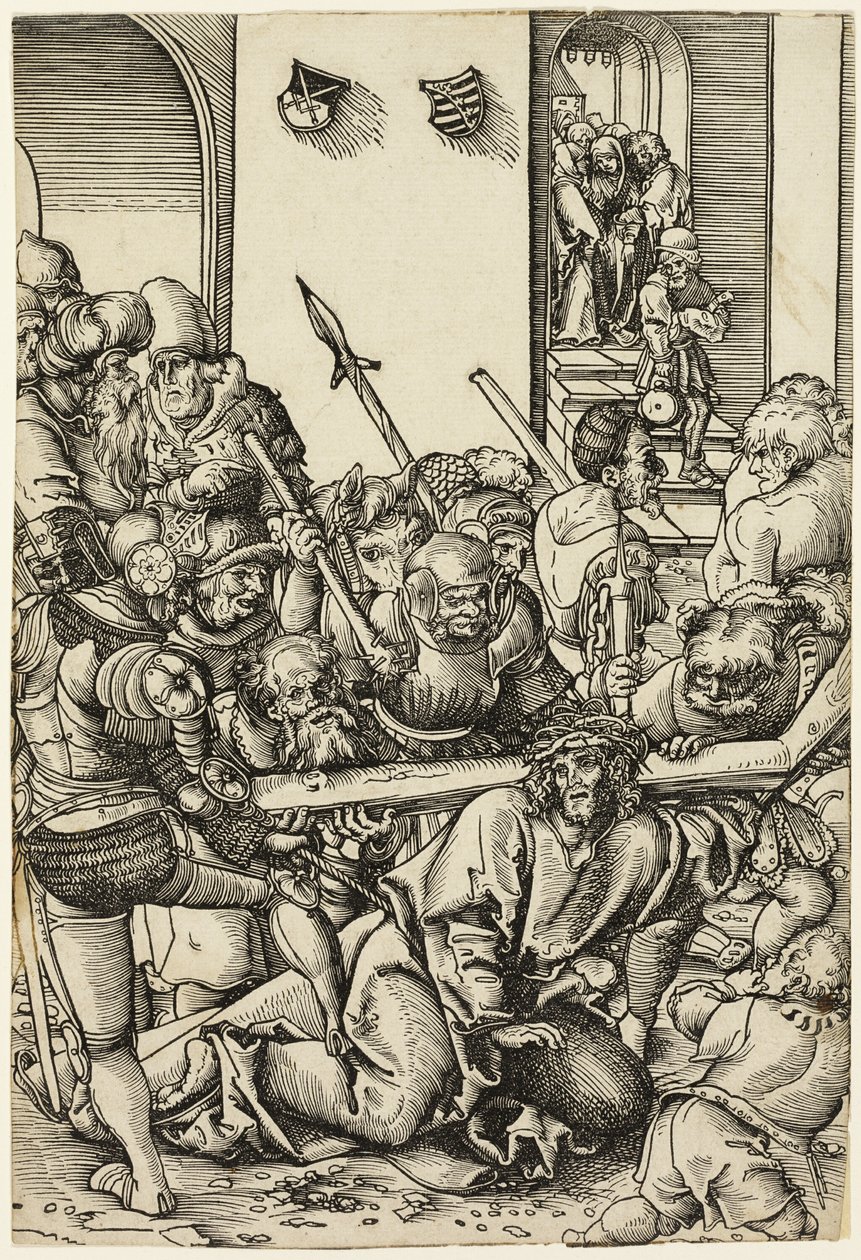 Der Weg nach Golgatha, aus der Passion von Lucas Cranach the Elder