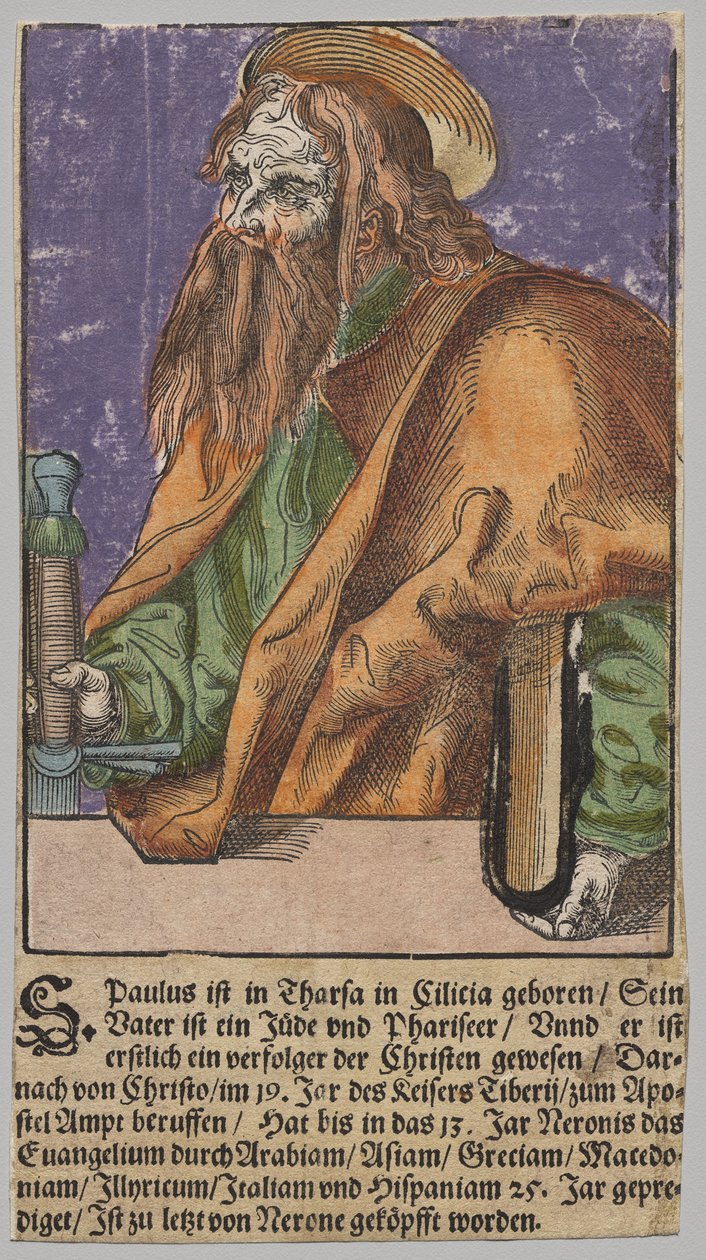 Paulus aus Christus, die Apostel und Paulus von Lucas Cranach the Elder, After