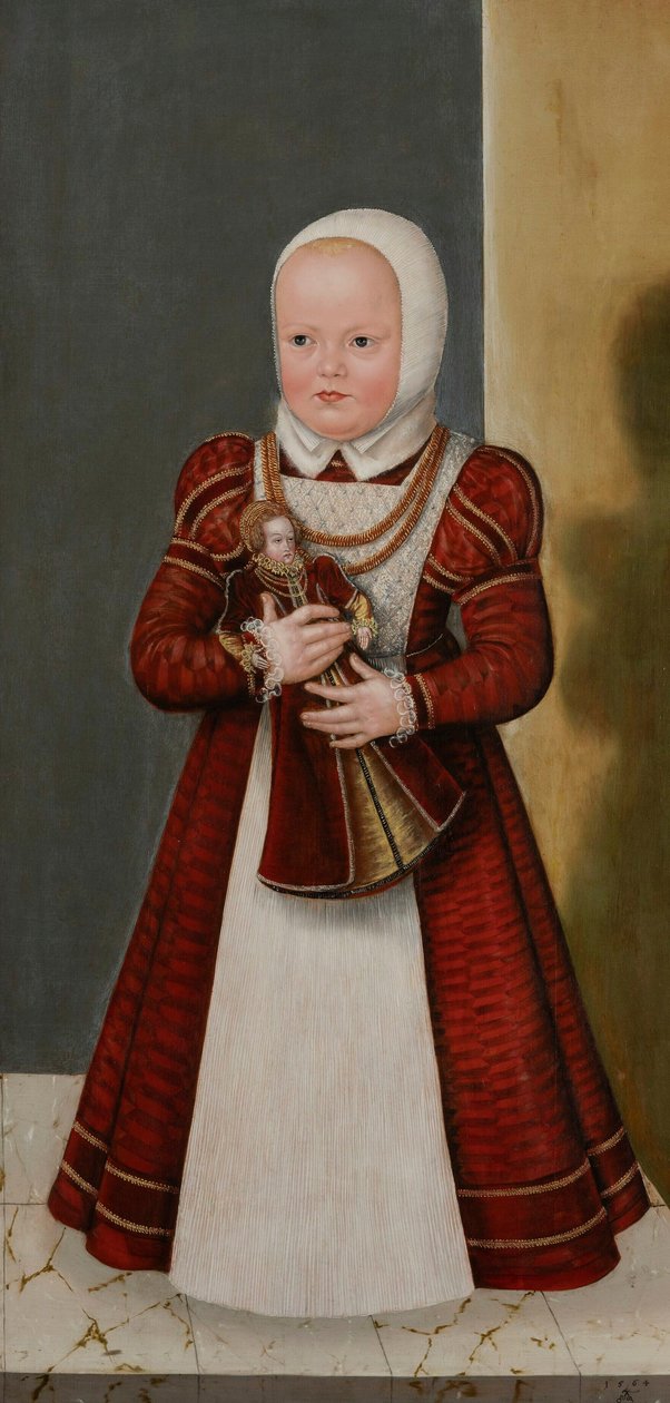 Bildnis der Prinzessin Marie, Schwester Christians I. von Lucas Cranach the Younger