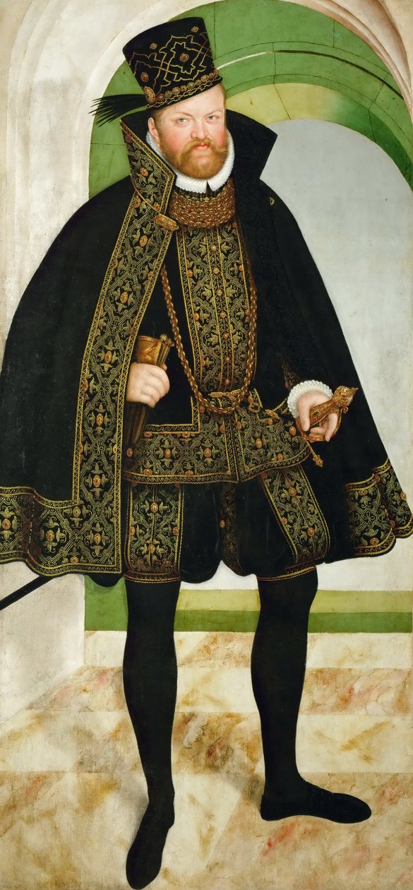 Kurfürst August von Sachsen (1526-1586) von Lucas Cranach the Younger