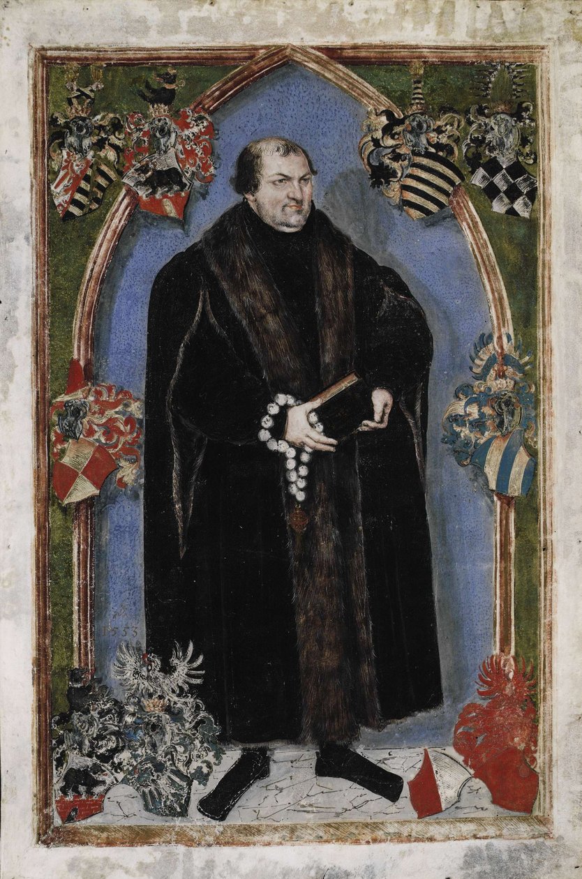 Porträt von Georg III., Prinz von Anhalt-Dessau 1507-1553, 1553 von Lucas Cranach the Younger