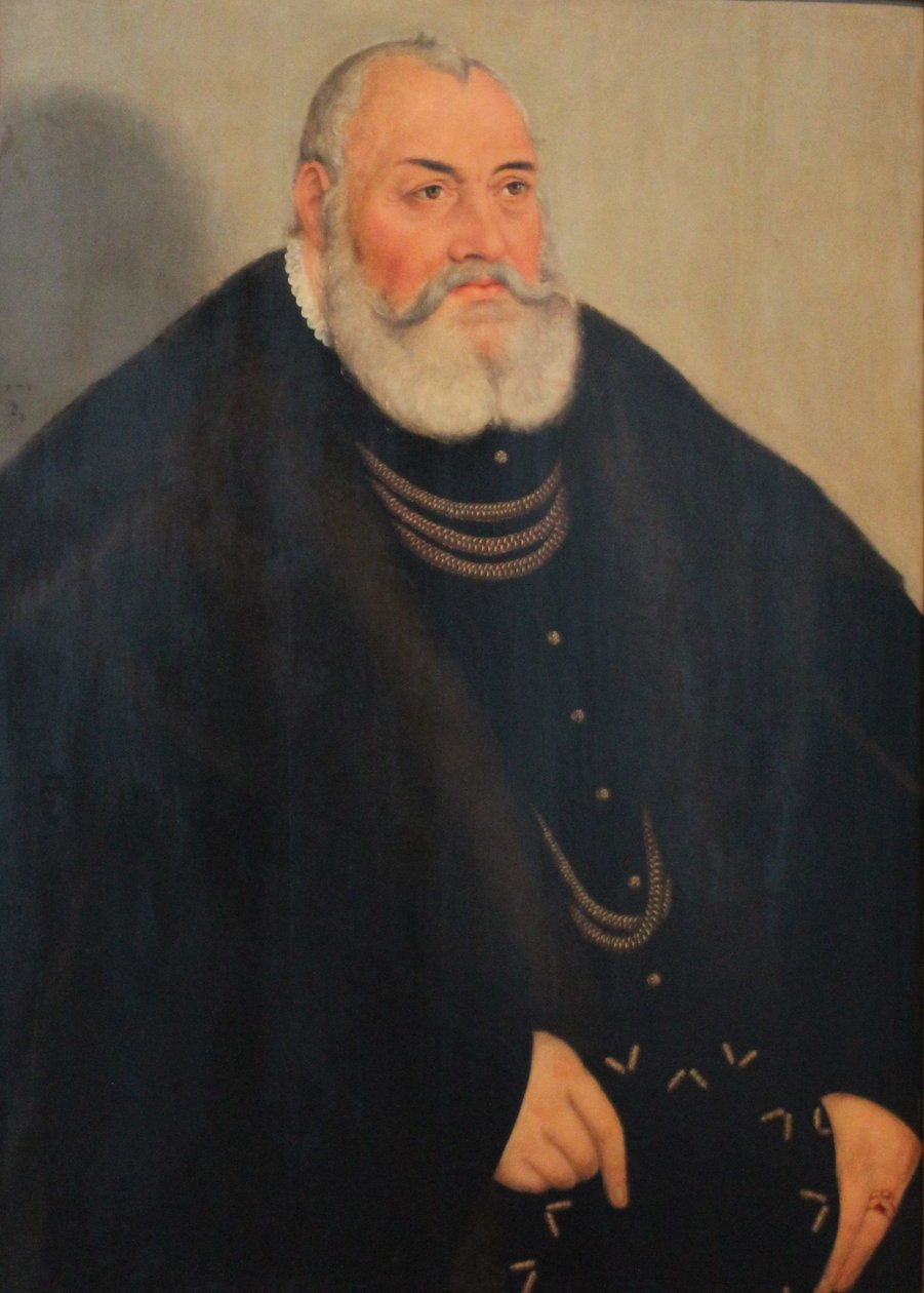 Porträt von Georg dem Frommen von Brandenburg-Ansbach von Lucas Cranach the Younger