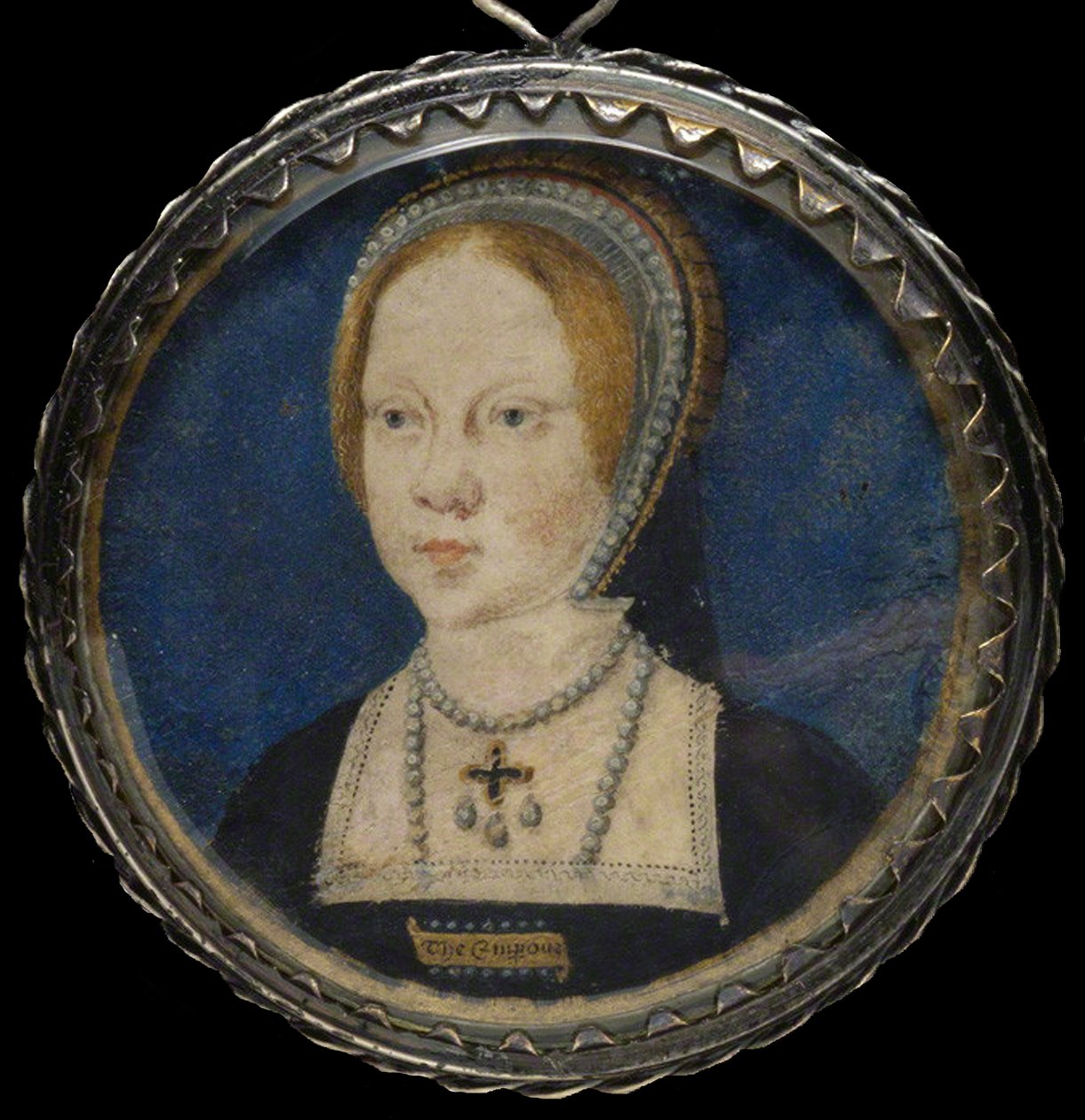 Porträt von Maria I. von England, ca. 1521-1525 von Lucas Horenbout or Hornebault