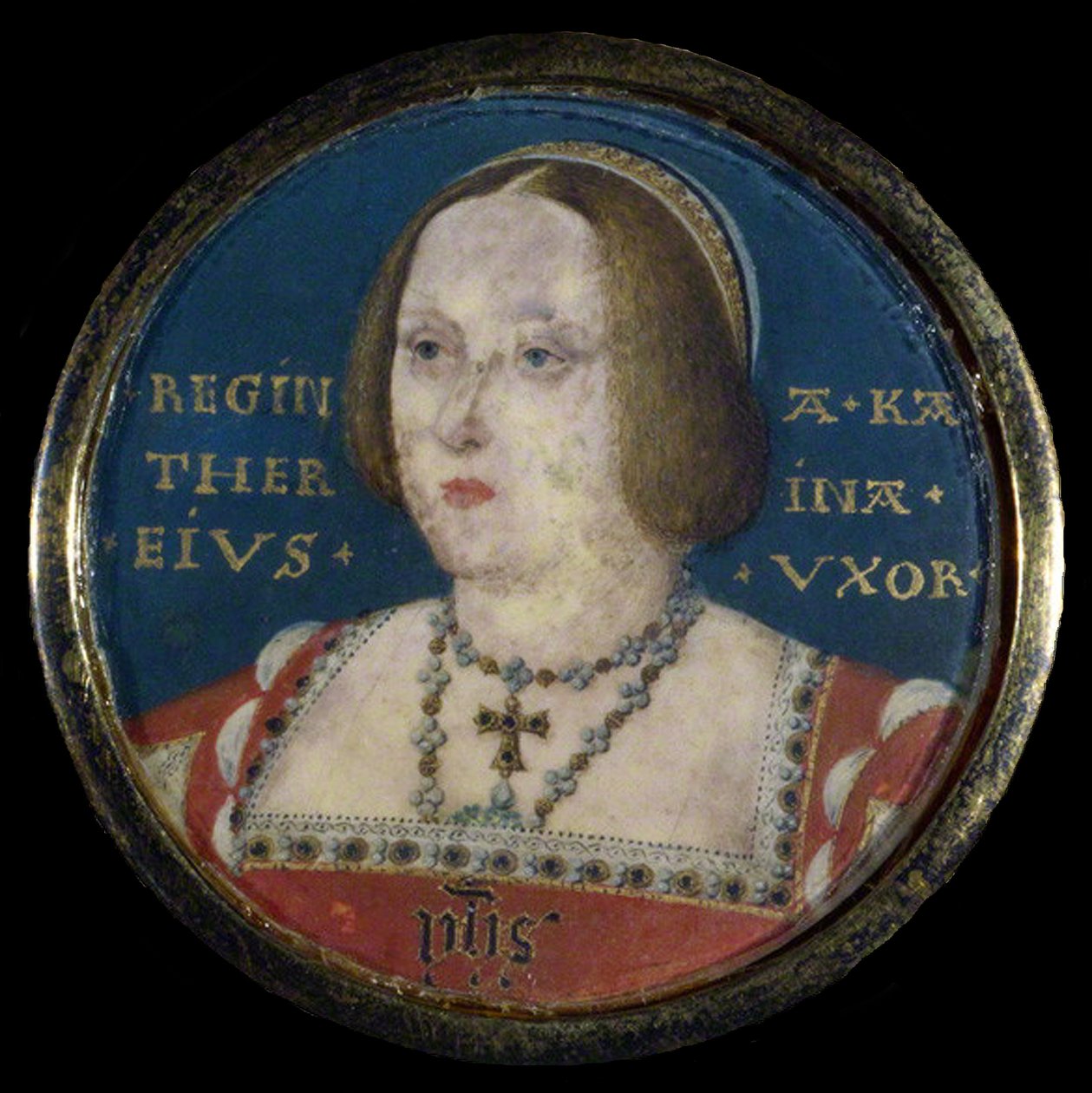 Porträt von Königin Katharina von Aragon 1485-1536, um 1525 von Lucas Horenbout or Hornebault