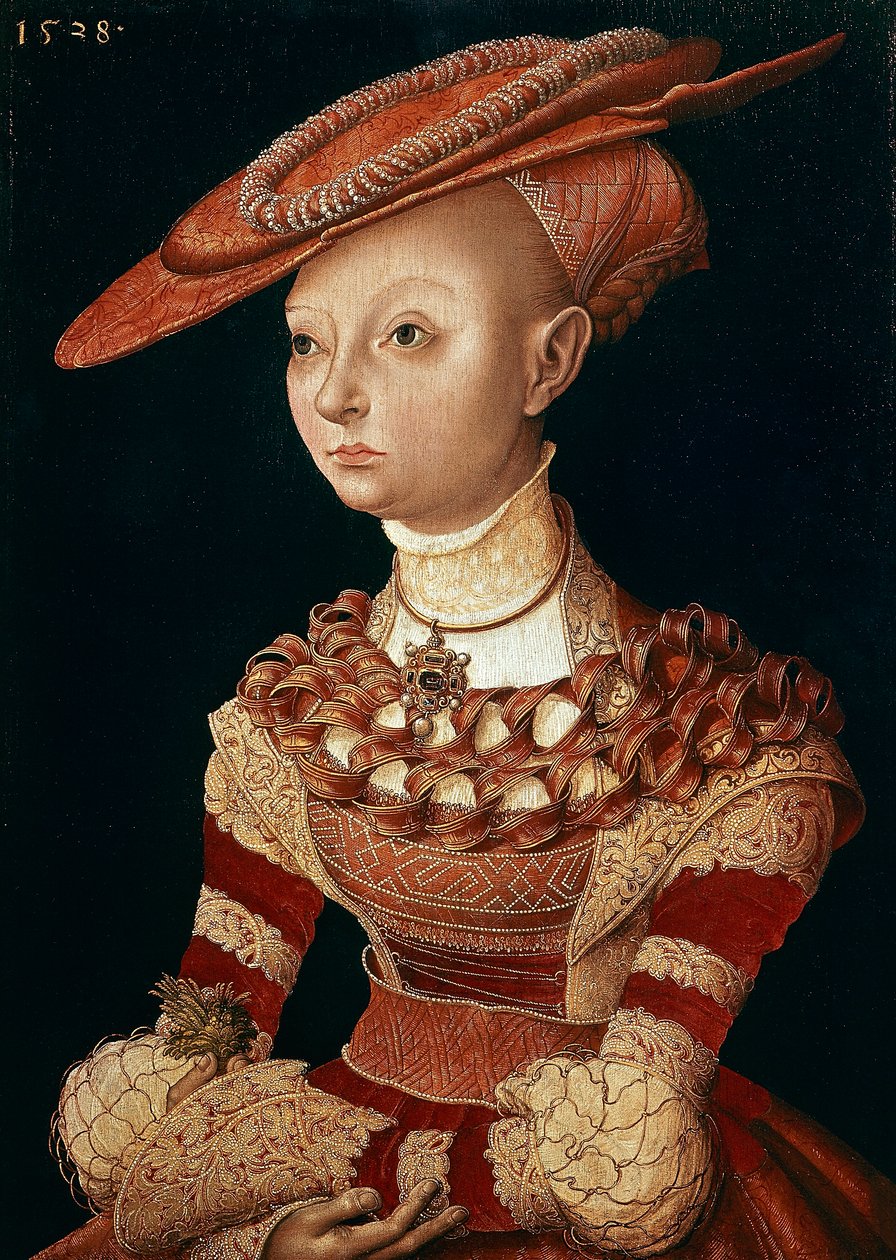 Porträt einer Dame von Lucas the Elder Cranach