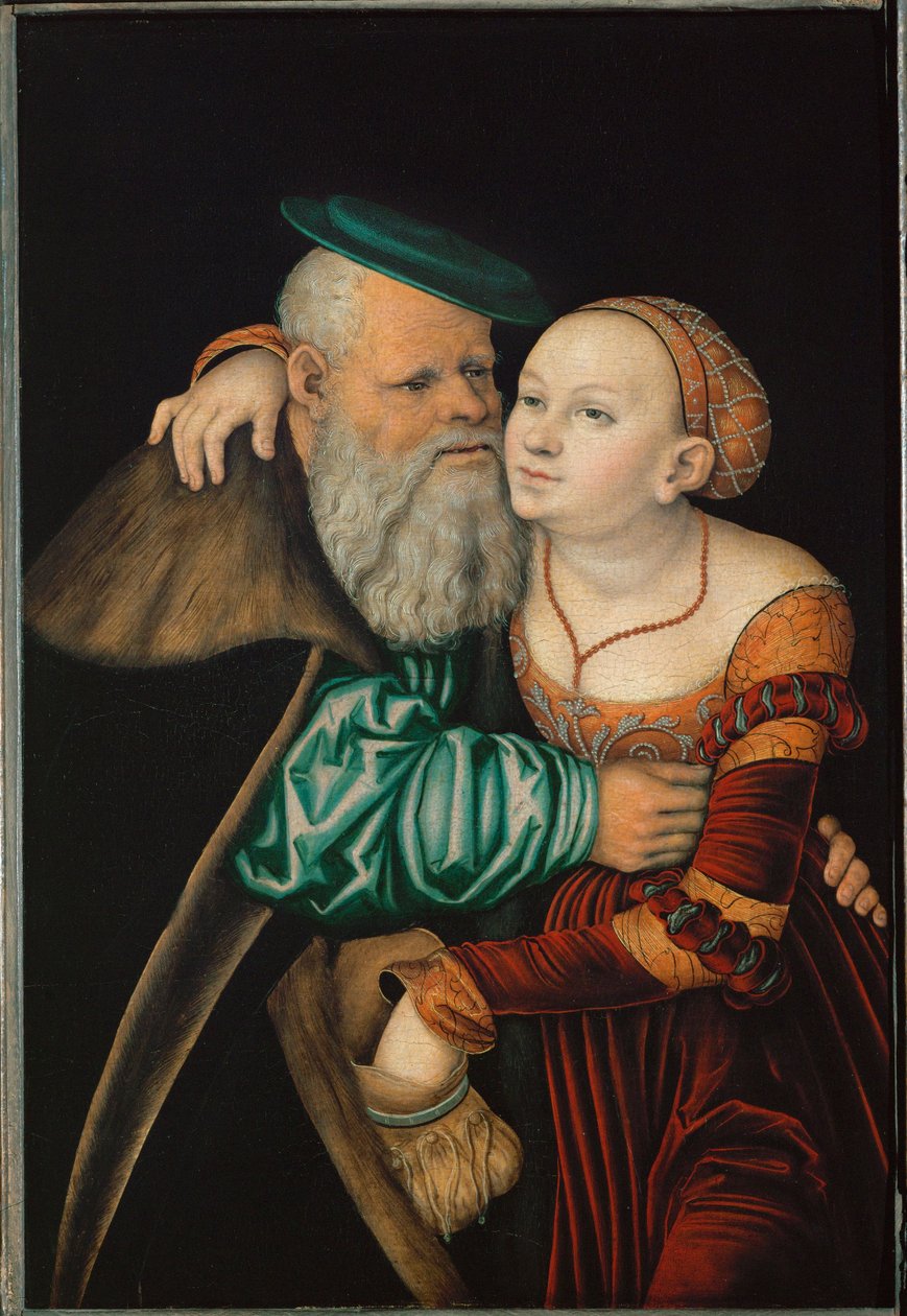 Das ungleiche Paar von Lucas the Elder Cranach