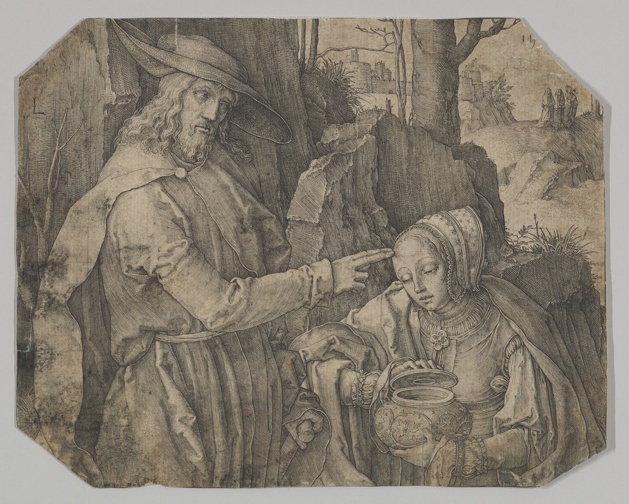 Christus erscheint der hl. Maria Magdalena als Gärtner, 1519 von Lucas van Leyden