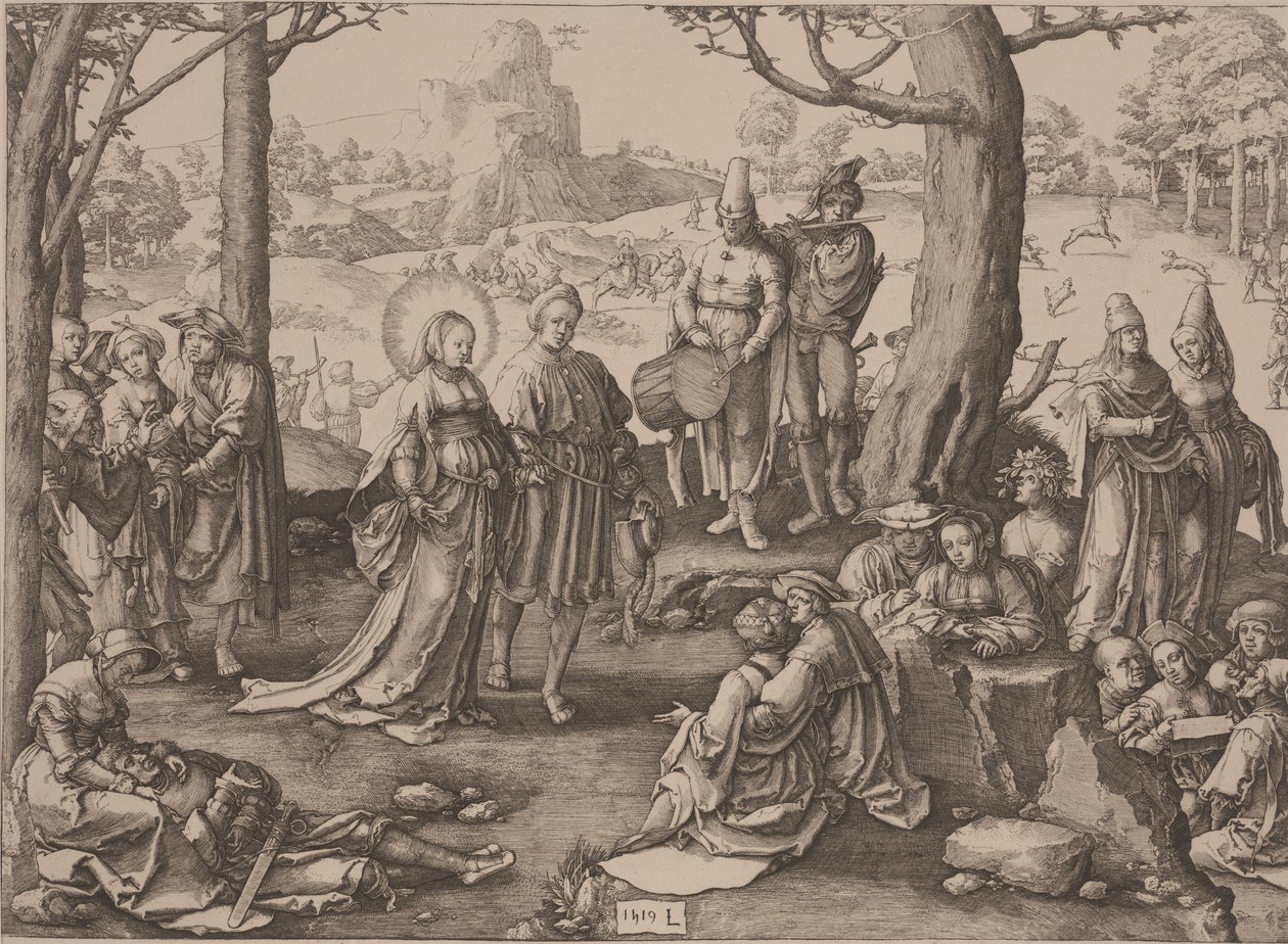 Tanz der Magdalena von Lucas van Leyden