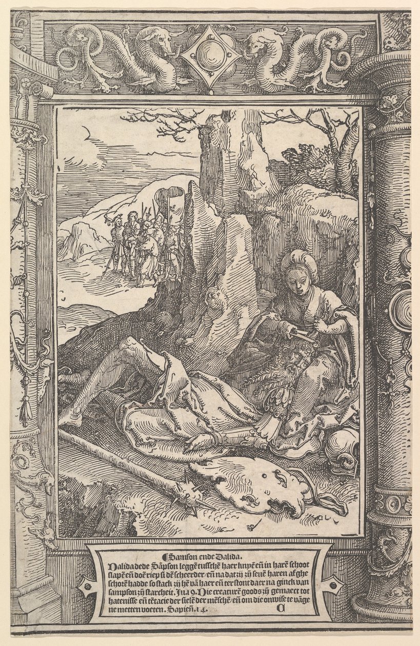 Samson und Delilah von Lucas van Leyden