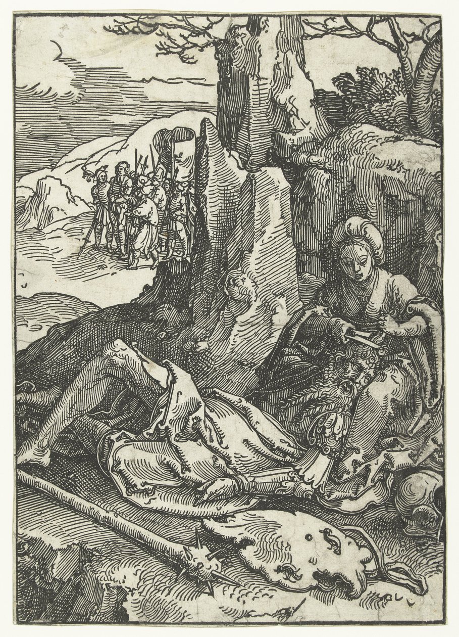 Simson und Delila von Lucas van Leyden