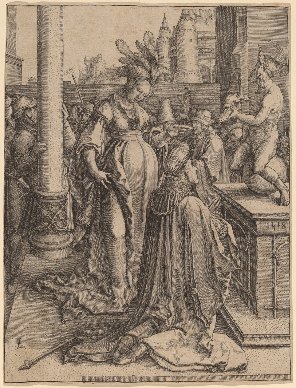 Salomos Götzendienst von Lucas van Leyden