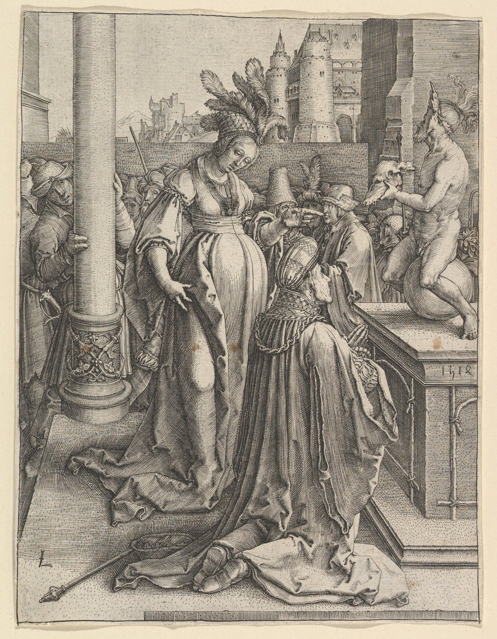 Salomos Götzendienst von Lucas van Leyden