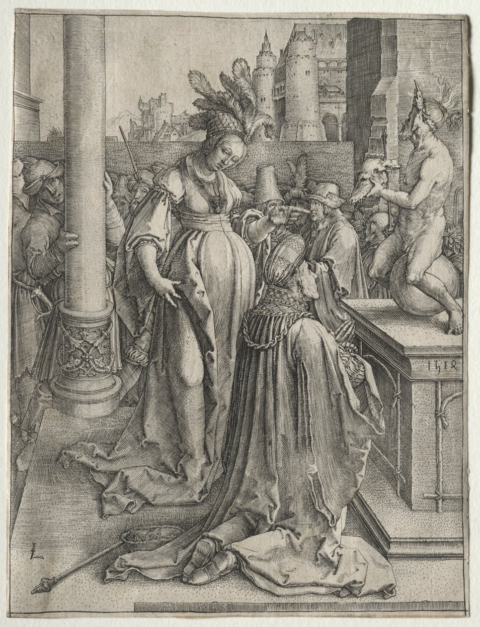 Salomos Götzendienst von Lucas van Leyden