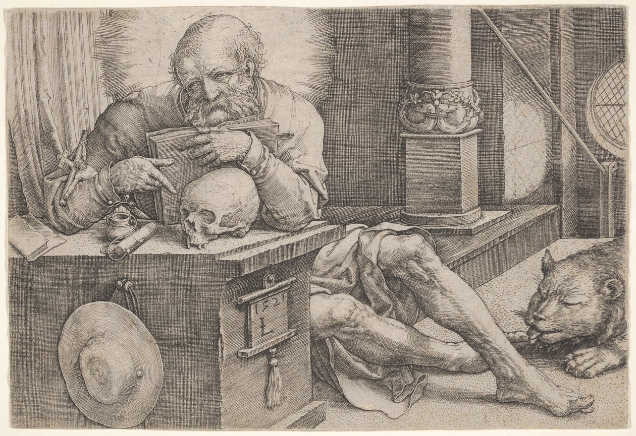St. Hieronymus von Lucas van Leyden