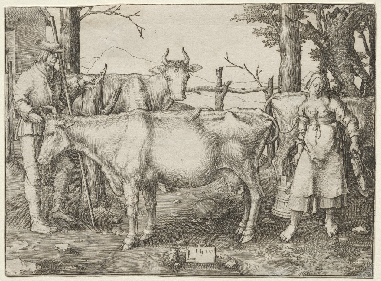 Die Milchmagd von Lucas van Leyden
