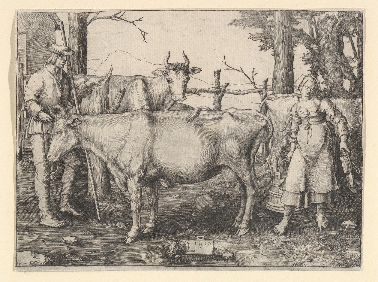 Die Milchmagd von Lucas van Leyden