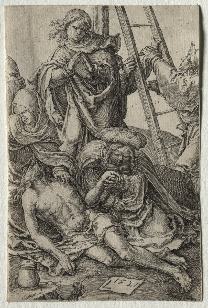 Die Passion: Abnahme vom Kreuz von Lucas van Leyden