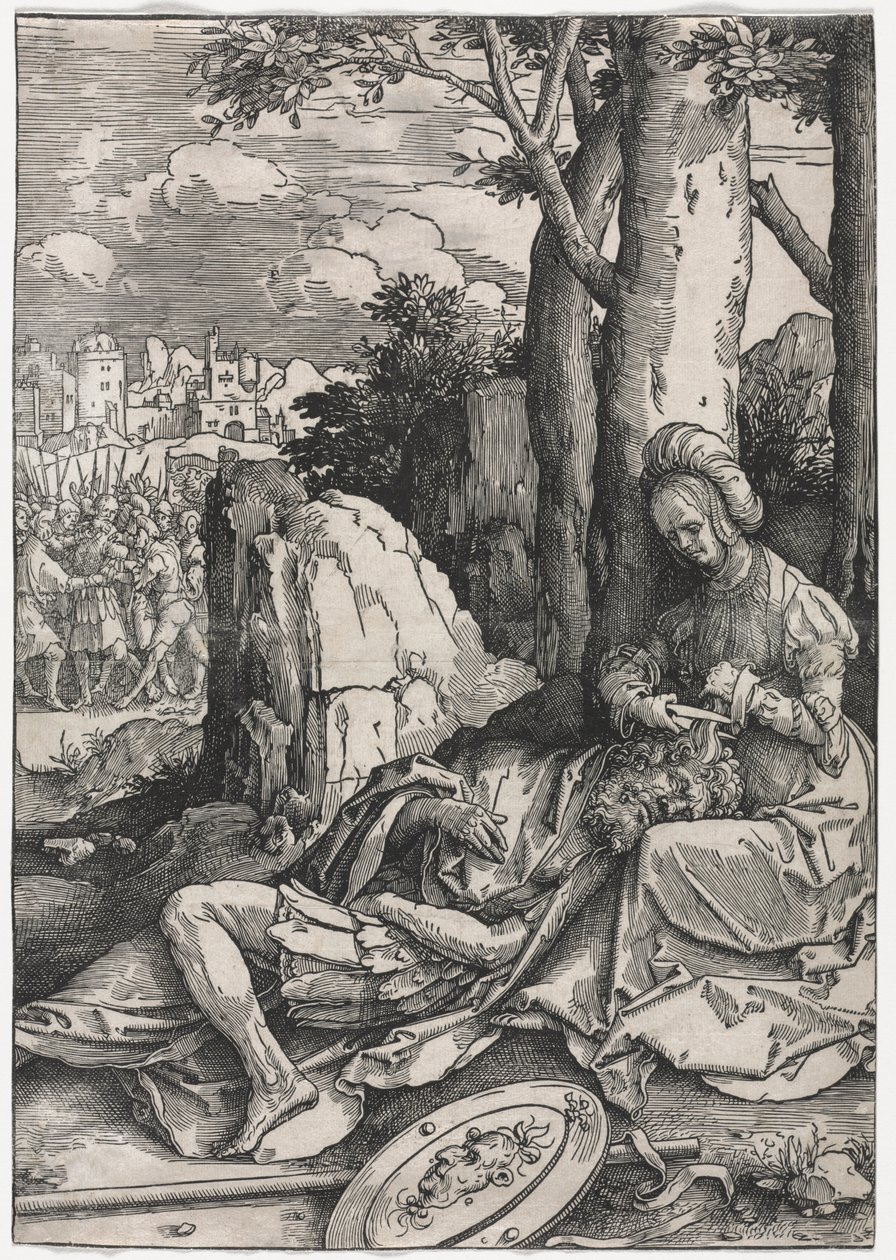 Die Macht der Frauen: Samson und Delilah von Lucas van Leyden