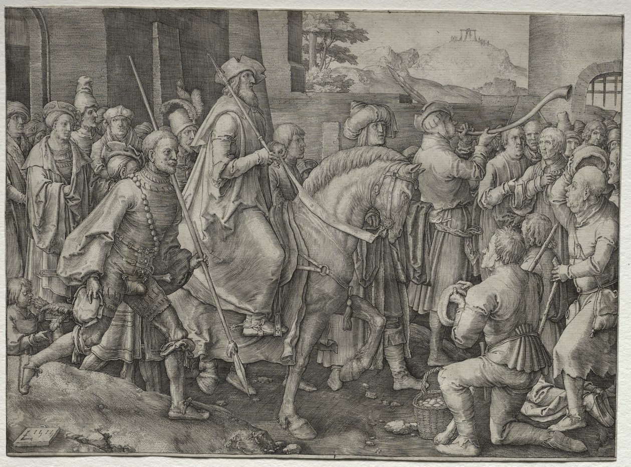 Der Triumph Mordechais von Lucas van Leyden
