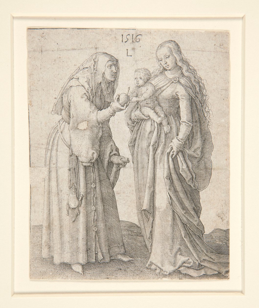 Die Jungfrau mit Kind und St. Anna von Lucas van Leyden