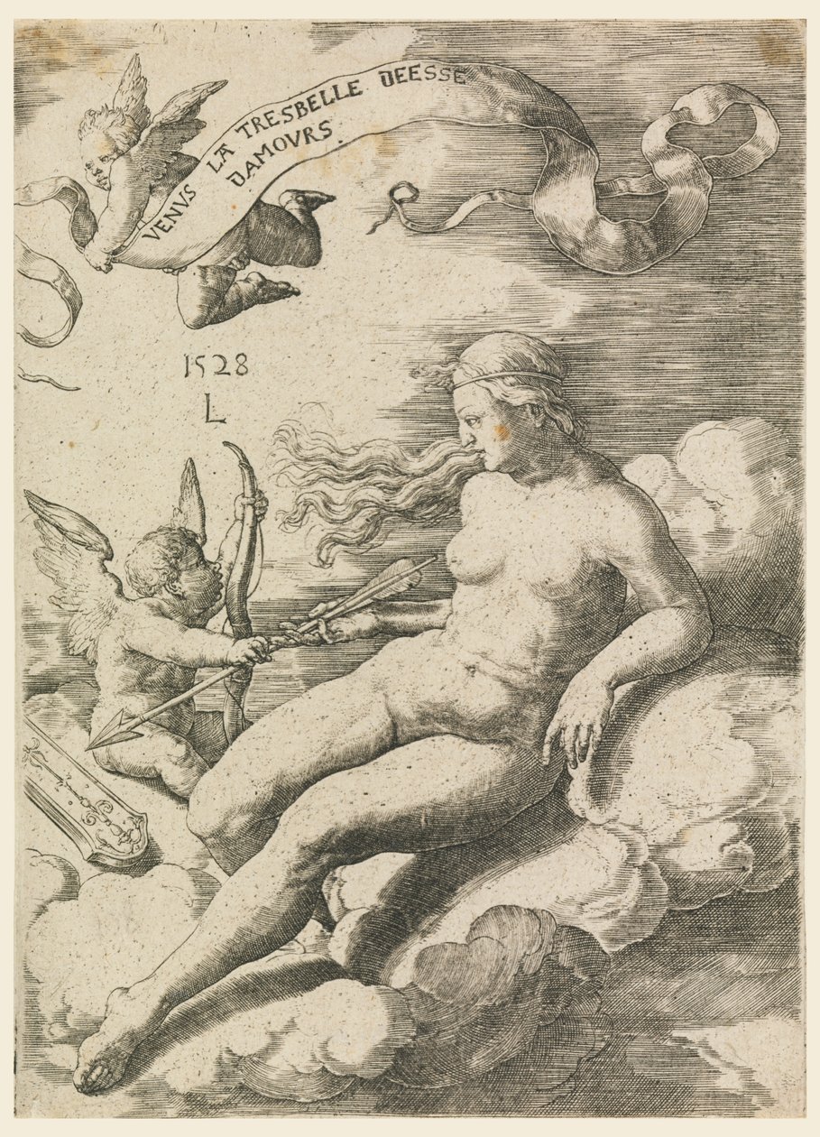 Venus und Amor von Lucas van Leyden
