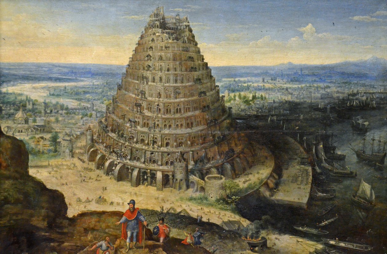 Der Turm zu Babel von Lucas van Valckenborch