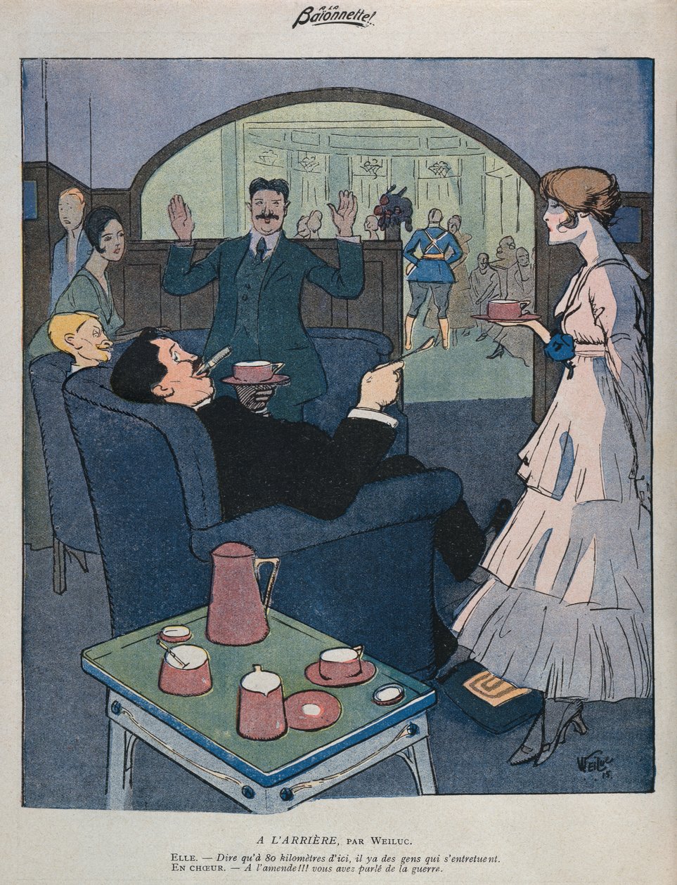 An der Heimatfront, Illustration aus 
