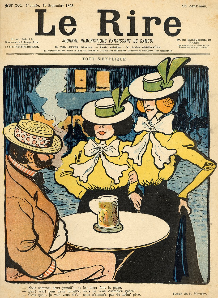 Halbschwestern, vom Titelblatt von 