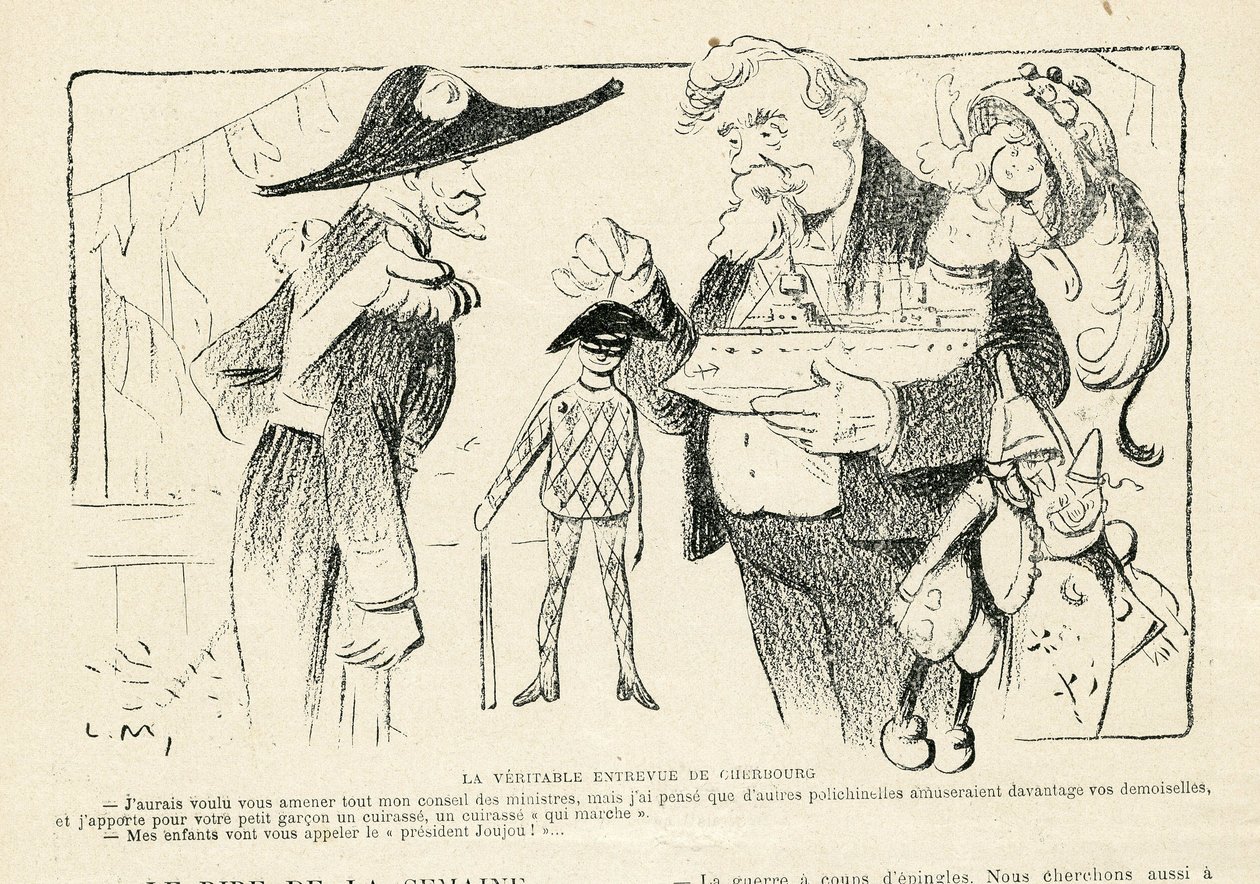 Illustration in Le Rire von Lucien Metivet