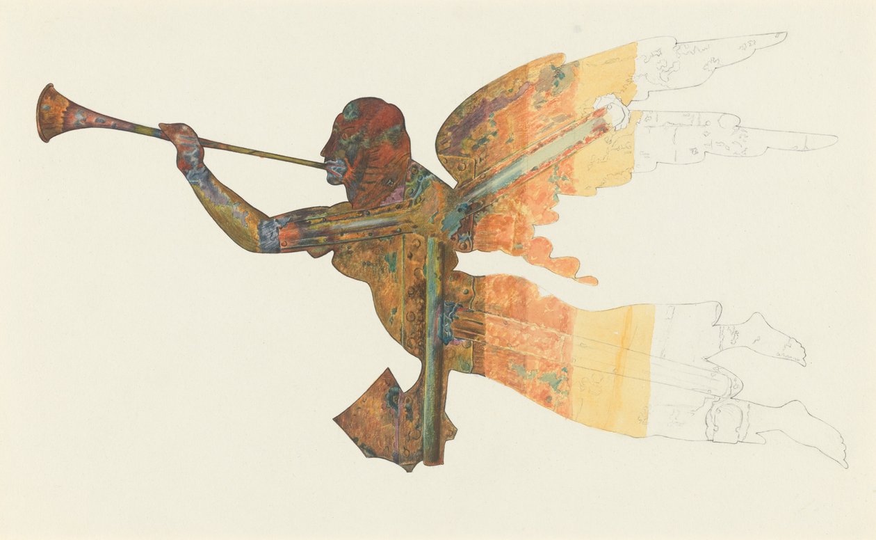 Gabriel Wetterfahne Technik, 1935-1942 von Lucille Chabot