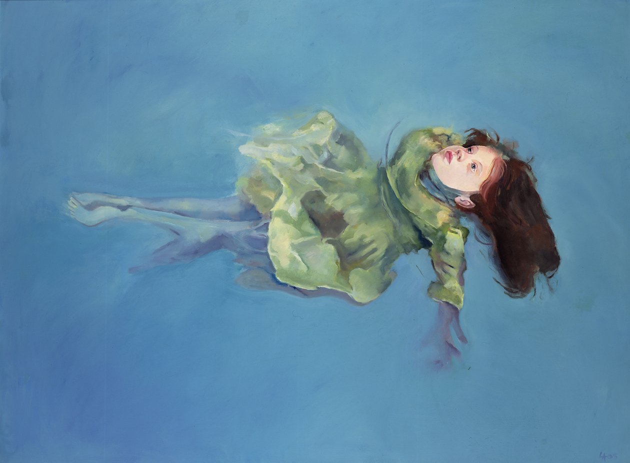 Mädchen schwebend von Lucinda Arundell