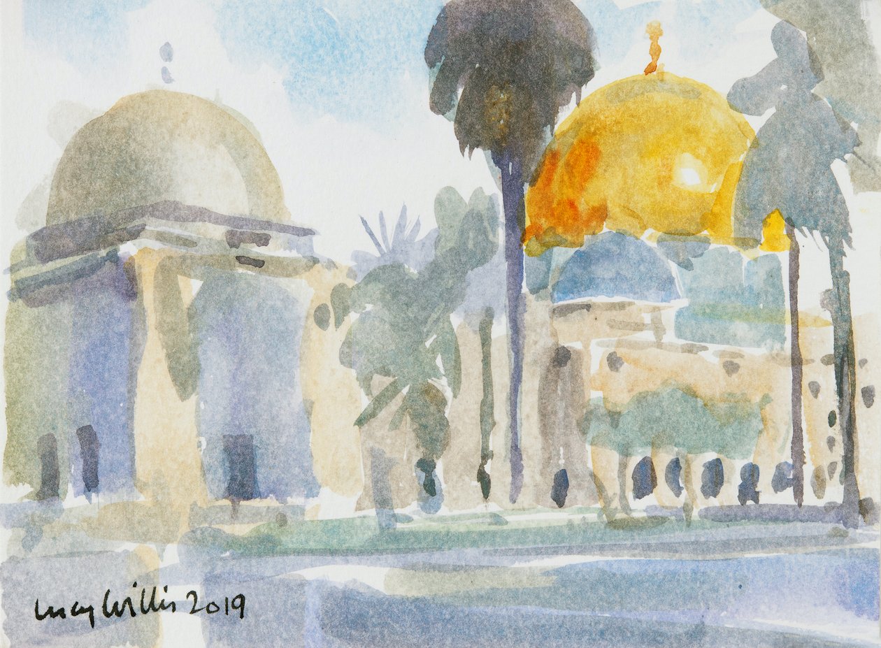 Die Goldene Kuppel, Jerusalem von Lucy Willis