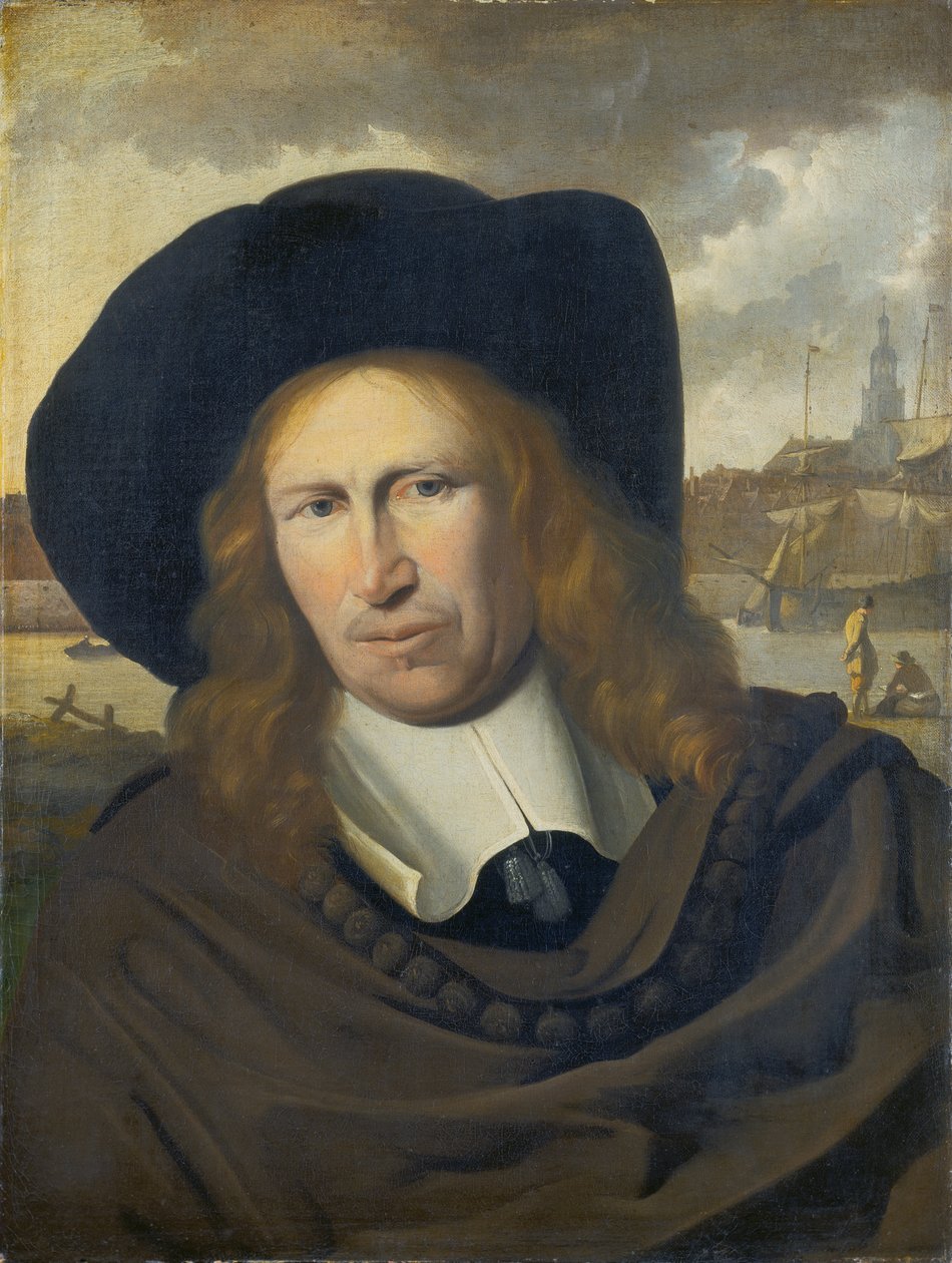 Porträt eines Mannes aus der Stadt Emden von Ludolf Backhuysen