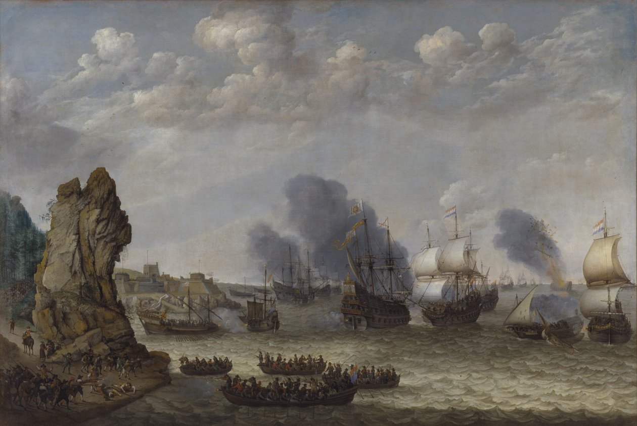 Die Vier-Tage-Schlacht, 11.-14. Juni 1666 von Ludolf Bakhuizen