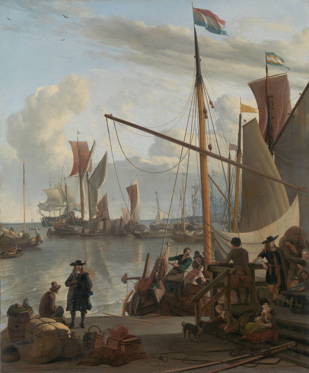 Das IJ in Amsterdam von Ludolf Bakhuizen